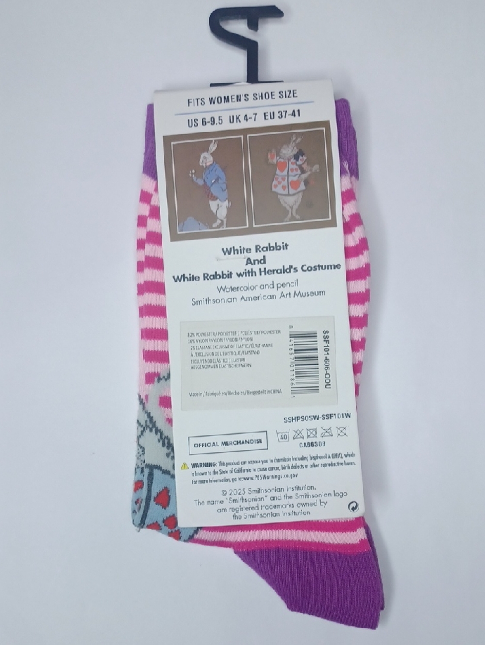 White Rabbit & White Rabbit With Herald's Costume Socks - Picture 2 of 2